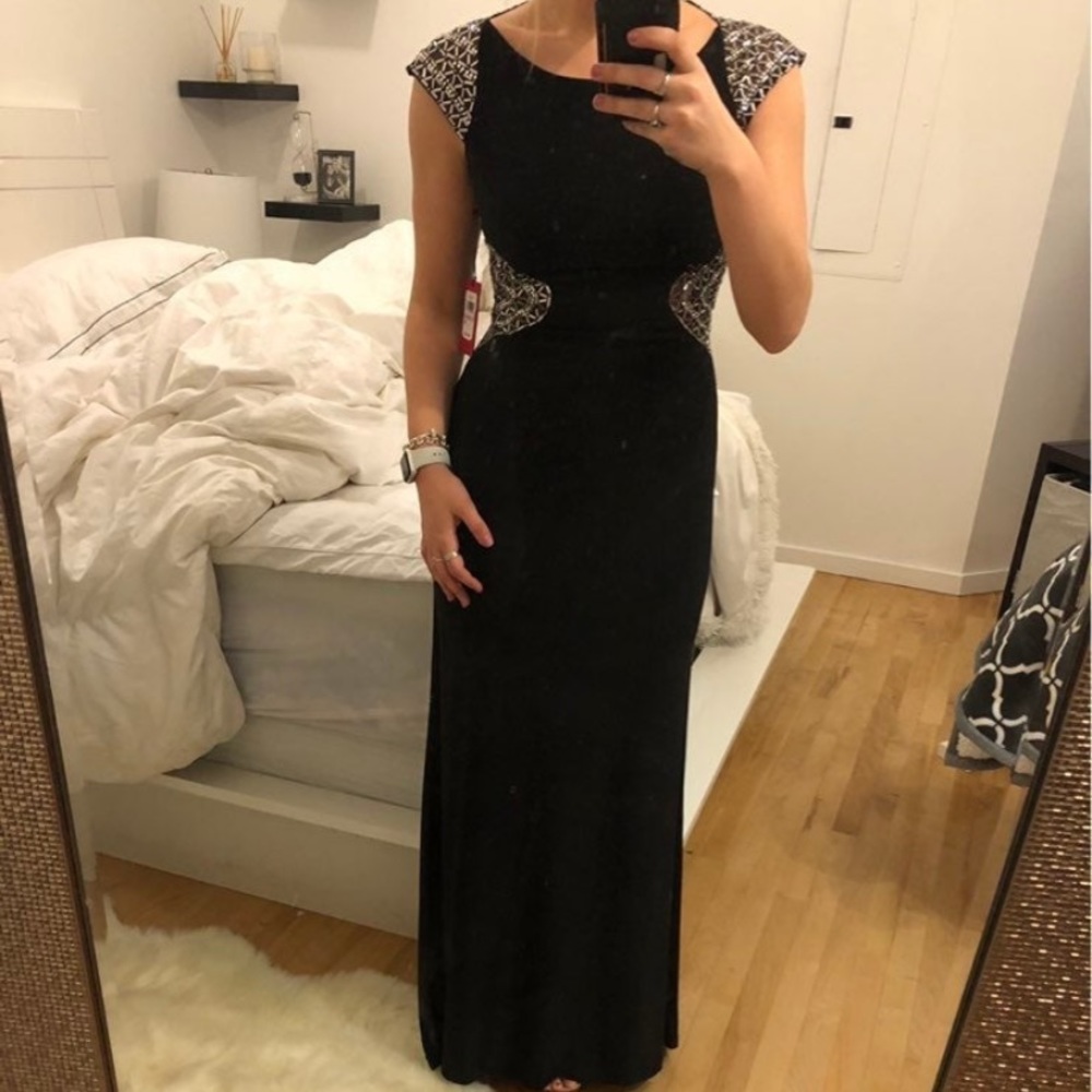 Black formal gown